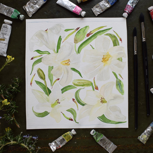 Original FLOWERS AND FEASTS IV, APRIL