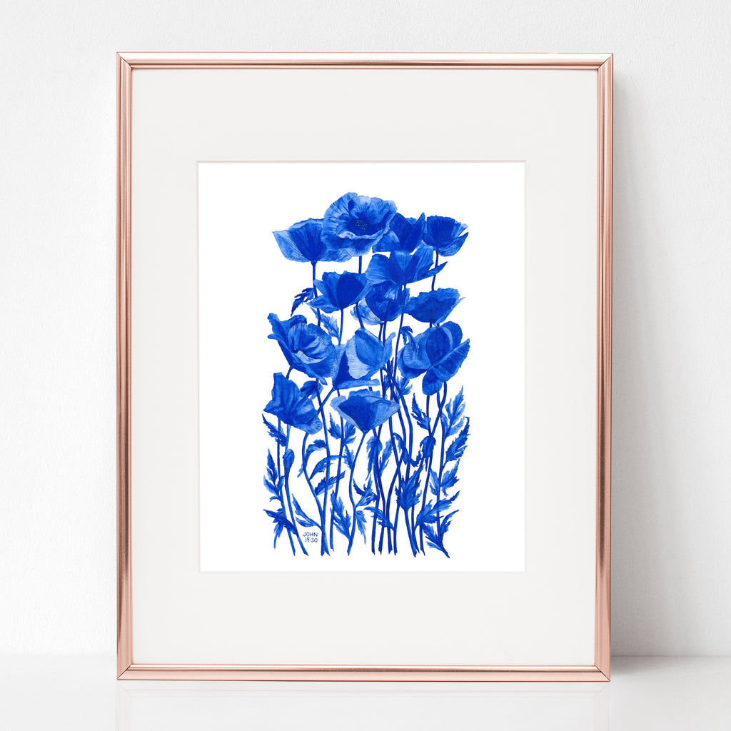 LORD JESUS CHRIST, HOLY FAMILY IN BLUE