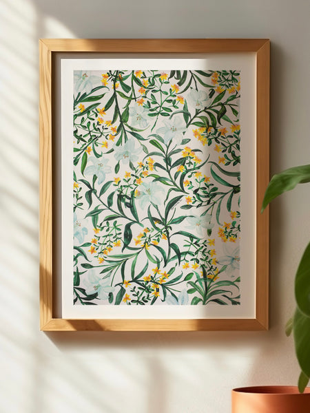 Fiat Voluntas Tua Print | 24x36in Cold Press Watercolor Paper