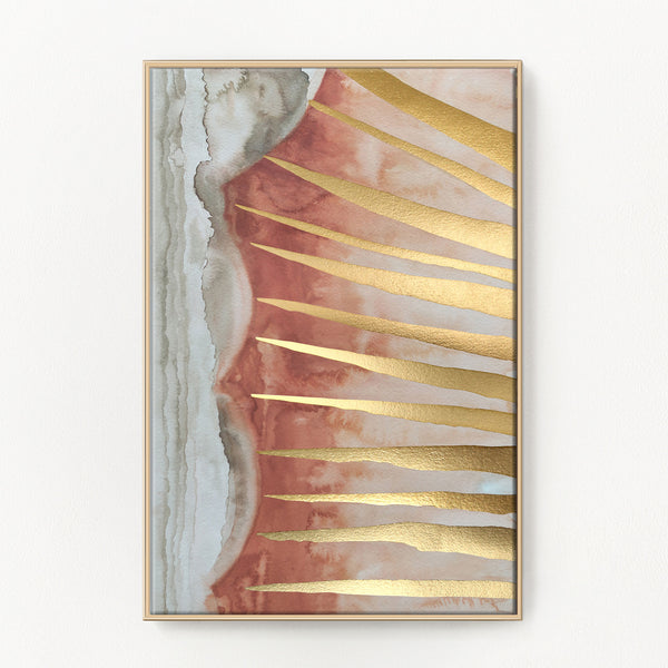 OUR LADY OF GUADALUPE RAYS DETAILS IN WATERCOLOR - MIRRORED
