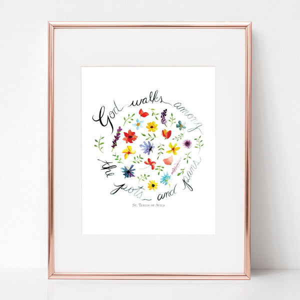 GOD WALKS AMONG THE POTS AND PANS, ST. TERESA OF AVILA