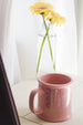 OUR LADY OF GUADALUPE MOTHER CERAMIC MUG, PINK WITH 24CT GOLD DESIGN, 14 OZ